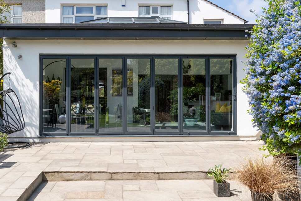 patio doors made of class to add decor to a home