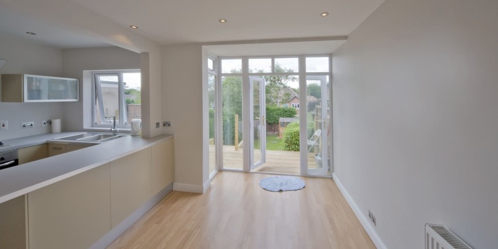 An example of patio door replacement