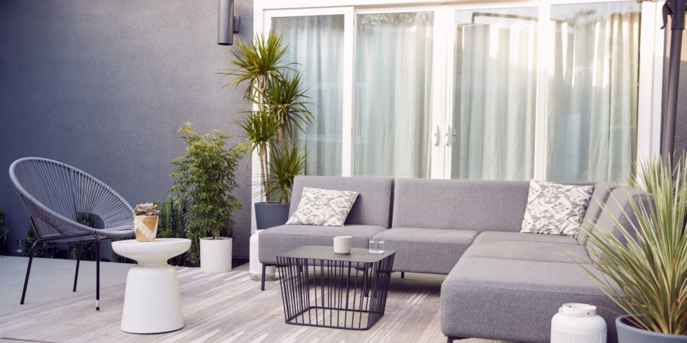An example of how patio doors influence home design